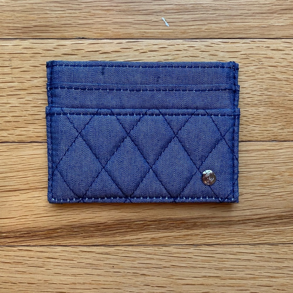 Vera Bradley Chambray Card Holder Wallet